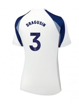 Zenske Futbalové oblečenie Tottenham Hotspur Radu Dragusin #3 2025-26 Krátky Rukáv - Domáci